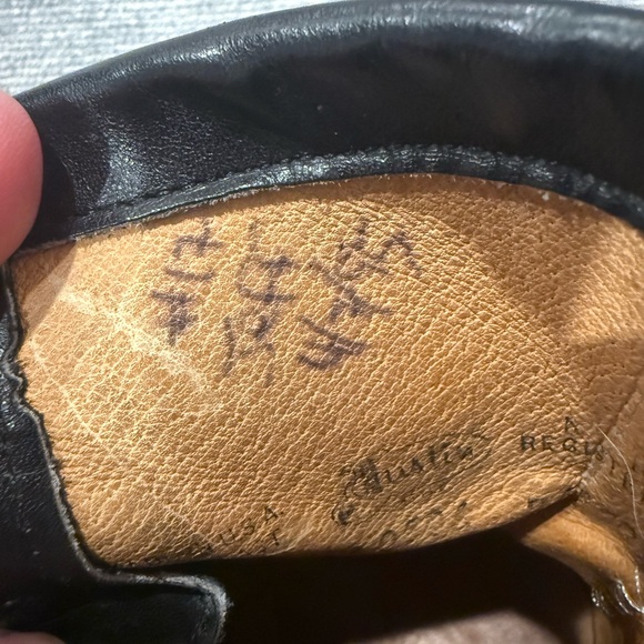 Justin Womens Kiltie Lace Up Boots Size 6 Black Leather Western Fringe Vintage - Picture 8 of 8